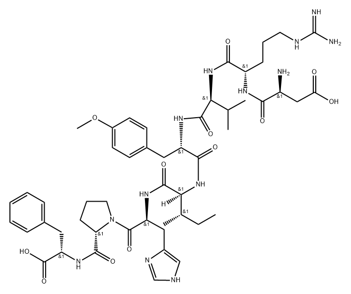 angiotensin II, des-Asp(1)-Me-Tyr(4)-