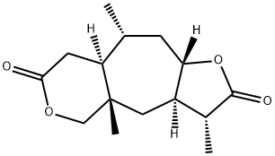 (3R)-3aα,4a,5,8,8aα,9,10,10aβ-Octahydro-3,4aβ,9α-trimethylfuro[2',3':5,6]cyclohepta[1,2-c]pyran-2,7(3H,4H)-dione