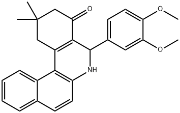 5-(3,4-dimethoxyphenyl)-2,2-dimethyl-2,3,5,6-tetrahydrobenzo[a]phenanthridin-4(1H)-one