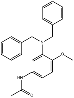 N-[3-[bis(phenylmethyl)amino]-4-methoxyphenyl]acetamide