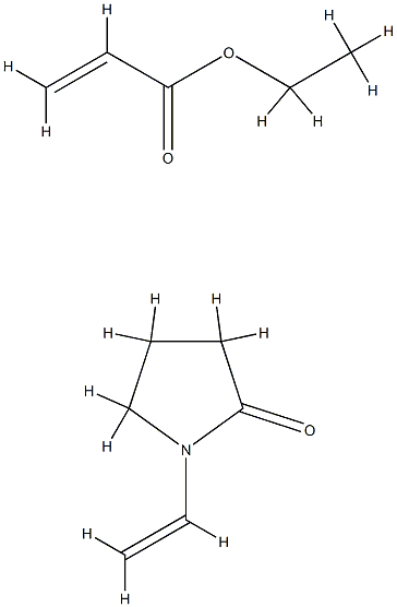 2-Propenoic acid, ethyl ester, polymer with 1-ethenyl-2-pyrrolidinone