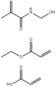 2-丙烯酸与2-丙烯酸乙酯和N-羟甲基-2-甲基-2-丙烯酰胺的聚合物