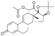 16α,17,21-Trihydroxy-pregna-1,4,9(11)-triene-3,20-dione Cyclic 16,17-Acetate with Acetone