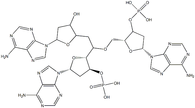 2'-deoxyadenylyl-(3'-5')-2'-deoxyadenylyl-(3'-5)-2'-deoxyadenosine