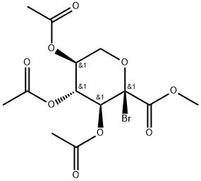 L-Gulonic acid, 2,6-anhydro-2-C-bromo-, methyl ester, triacetate
