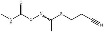 [1-(2-cyanoethylsulfanyl)ethylideneamino] N-methylcarbamate