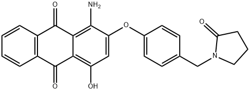 1-amino-4-hydroxy-2-[[alpha-(2-oxo-1-pyrrolidinyl)-p-tolyl]oxy]anthraquinone