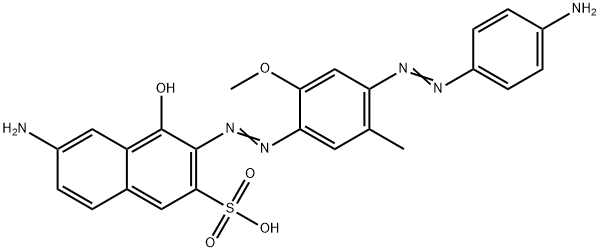 6-amino-3-[[4-[(4-aminophenyl)azo]-6-methoxy-m-tolyl]azo]-4-hydroxynaphthalene-2-sulphonic acid