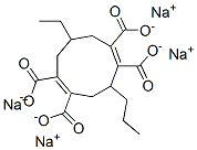 8-Ethyl-3-propyl-1,5-cyclononadiene-1,2,5,6-tetracarboxylic acid tetrasodium salt