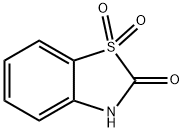 2-Benzothiazolinone,1,1-dioxide(8CI)