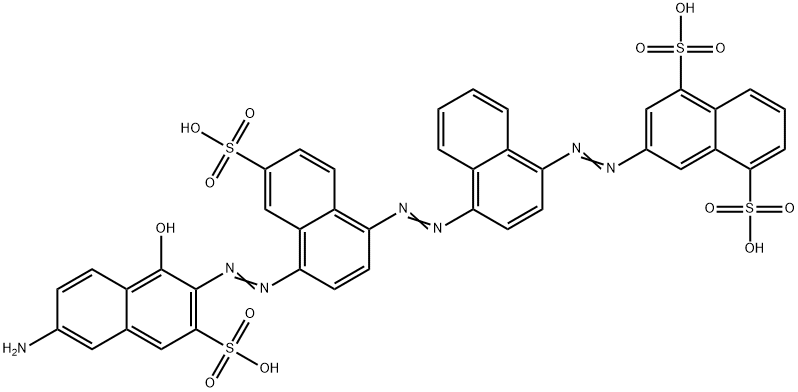 3-[[4-[[4-[(6-Amino-1-hydroxy-3-sulfo-2-naphtyl)azo]-6-sulfo-1-naphtyl]azo]-1-naphtyl]azo]-1,5-naphthalenedisulfonic acid
