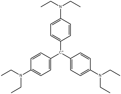 bis[4-(diethylamino)phenyl][4-(diethylammonio)phenyl]methylium