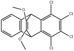 1,2,3,4-Tetrachloro-9,10-dihydro-11,12-dimethoxy-9,10-ethenoanthracene