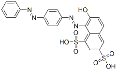 7-hydroxy-8-[[4-(phenylazo)phenyl]azo]naphthalene-1,3-disulphonic acid