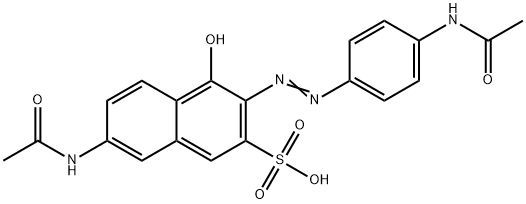7-(acetylamino)-3-[[4-(acetylamino)phenyl]azo]-4-hydroxynaphthalene-2-sulphonic acid