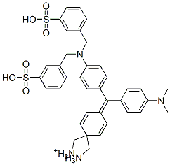[4-[[4-[bis[(3-sulphophenyl)methyl]amino]phenyl][4-(dimethylamino)phenyl]methylene]-2,5-cyclohexadien-1-ylidene]dimethylammonium