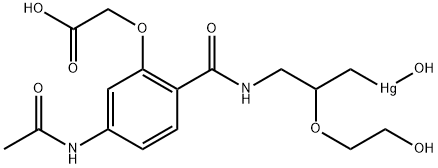 [3-[4-(Acetylamino)-2-(carboxymethoxy)benzoylamino]-2-(2-hydroxyethoxy)propyl]hydroxymercury(II)