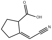Cyclopentanecarboxylic acid, 2-(cyanomethylene)-, (Z)- (8CI)