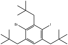 2-Bromo-4-iodo-1,3,5-trineopentylbenzene