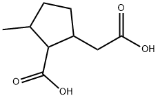 2-Carboxy-3-methyl-1-cyclopentaneacetic acid