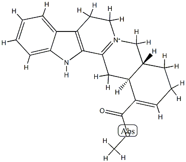 3,16,17-Tridehydro-16-(methoxycarbonyl)yohimban-4-ium
