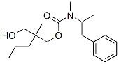 2-Methyl-2-propyl-1,3-propanediol 1-[N-methyl-N-(2-phenyl-1-methylethyl)carbamate]
