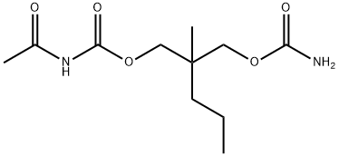 2-(Carbamoyloxymethyl)-2-methylpentyl=N-acetylcarbamate