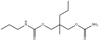 2-(Carbamoyloxymethyl)-2-methylpentyl=propylcarbamate