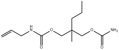 2-(Carbamoyloxymethyl)-2-methylpentyl=allylcarbamate