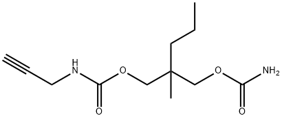 2-(Carbamoyloxymethyl)-2-methylpentyl=2-propynylcarbamate