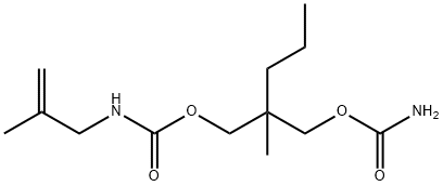 2-(Carbamoyloxymethyl)-2-methylpentyl=2-methyl-2-propenylcarbamate