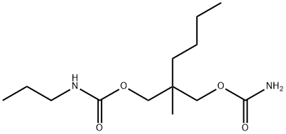 N-Propylcarbamic acid 2-(carbamoyloxymethyl)-2-methylhexyl ester
