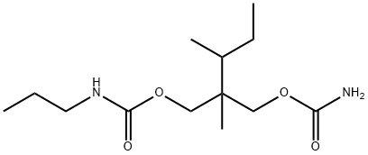 N-Propylcarbamic acid 2-(carbamoyloxymethyl)-2,3-dimethylpentyl ester