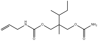 N-Allylcarbamic acid 2-(carbamoyloxymethyl)-2,3-dimethylpentyl ester