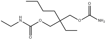 N-Ethylcarbamic acid 2-(carbamoyloxymethyl)-2-ethylhexyl ester