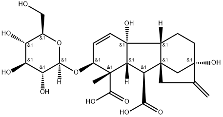 2β-(β-D-Glucopyranosyloxy)-4aα,7-dihydroxy-1-methyl-8-methylenegibb-3-ene-1α,10β-dicarboxylic acid