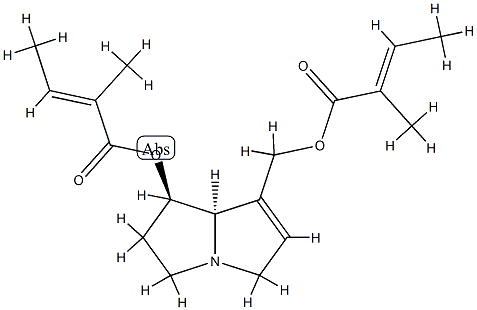(E)-2-Methyl-2-butenoic acid (1R)-2,3,5,7aβ-tetrahydro-7-[[[(E)-2-methyl-1-oxo-2-butenyl]oxy]methyl]-1H-pyrrolizin-1α-yl ester