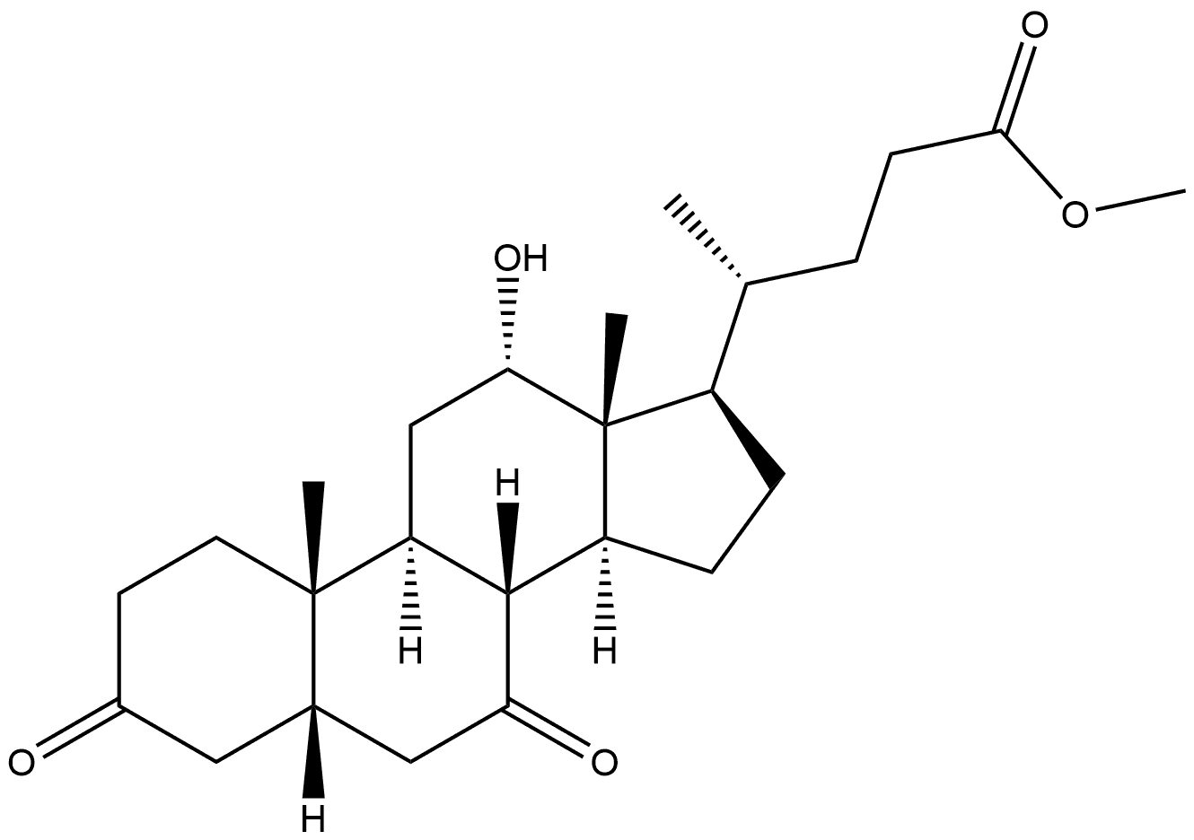 3,7-DIKETO, 12-HYDROXY METHYL ESTER OF CHOLIC ACID