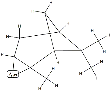 2,7,7-Trimethyl-3-oxatricyclo(4.1.1.0(sup 2,4))octane