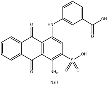 disodium 3-[(4-amino-9,10-dihydro-9,10-dioxo-3-sulpho-1-anthracenyl)amino]benzoate