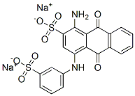 disodium 1-amino-9,10-dihydro-9,10-dioxo-4-(m-sulphonatoanilino)anthracene-2-sulphonate