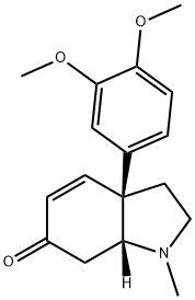 (3aS,7aR)-3aα-(3,4-Dimethoxyphenyl)-1,2,3,3a,7,7a-hexahydro-1-methyl-6H-indol-6-one