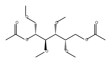 1-O,3-O,4-O,5-O-Tetramethyl-D-galactitol 2,6-diacetate