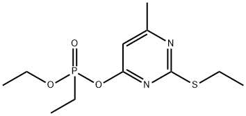 Ethylphosphonic acid ethyl 2-(ethylthio)-6-methyl-4-pyrimidinyl ester