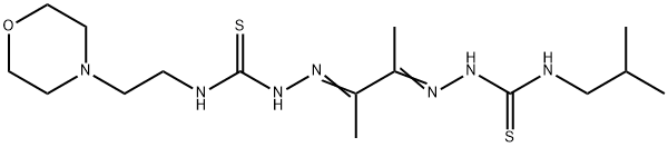 4-(2-Methylpropyl)-4'-(2-morpholinoethyl)[1,1'-(1,2-dimethyl-1,2-ethanediylidene)bisthiosemicarbazide]