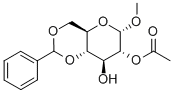 甲基 2-O-乙酰基-4,6-O-亚苄基-ALPHA-D-吡喃葡萄糖苷