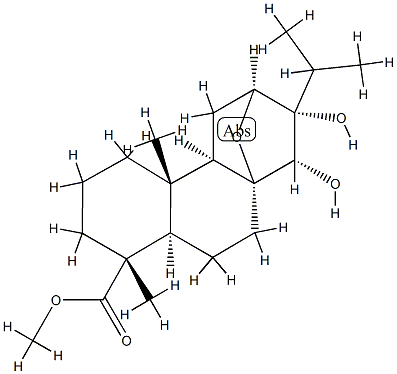 (8α)-8,12α-Epoxy-13α,14α-dihydroxy-13-isopropylpodocarpan-18-oic acid methyl ester