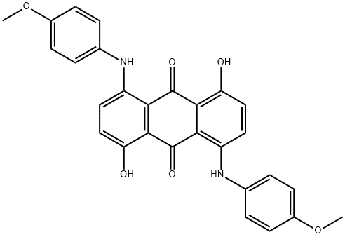 1,5-Dihydroxy-4,8-bis[(4-methoxyphenyl)amino]-9,10-anthracenedione
