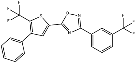 5-[4-苯基-5-(三氟甲基)-2-噻吩基]-3-[3-(三氟甲基)苯基]-1,2,4-恶二唑