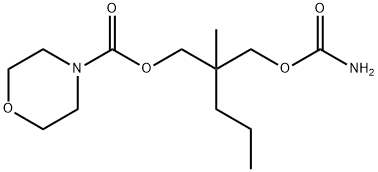 4-Morpholinecarboxylic acid 2-(carbamoyloxymethyl)-2-methylpentyl ester